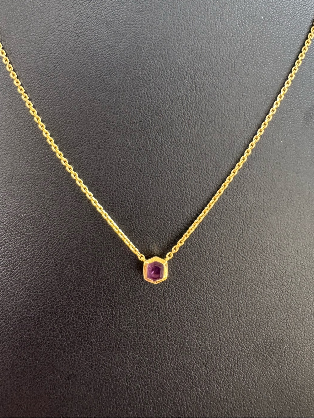 Kendra Scott Davie 18K Gold Vermeil Amethyst February Pendant Necklace